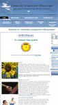 Mobile Screenshot of communityacupuncturealbuquerque.org